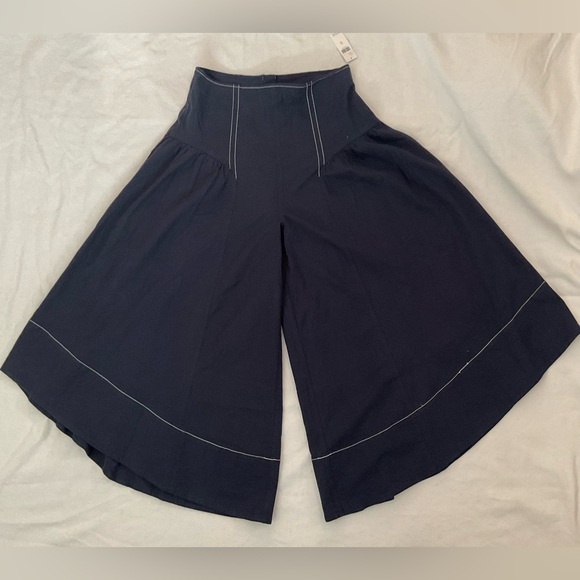 Anthropologie Linen Extended Waist Pants Size 10/Medium NWT - Picture 3 of 16